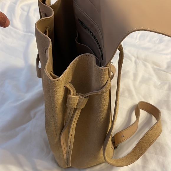 LOEFFLER RANDALL LEATHER SUEDE BACKPACK - Picture 5 of 16